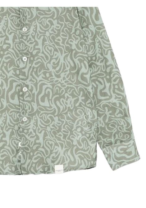 Children's shirt in linen and viscose Paolo Pecora | PP4033/MAVERDE